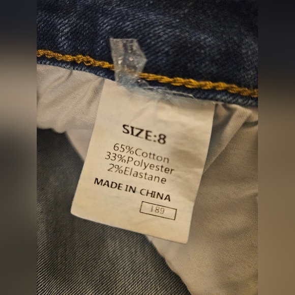 Dokotoo‎ Blue Denim Jeans  Destressed - Picture 5 of 6